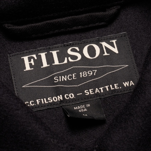 Filson Long Cruiser Navy Coat USA Wool Ranch - Picture 6 of 6